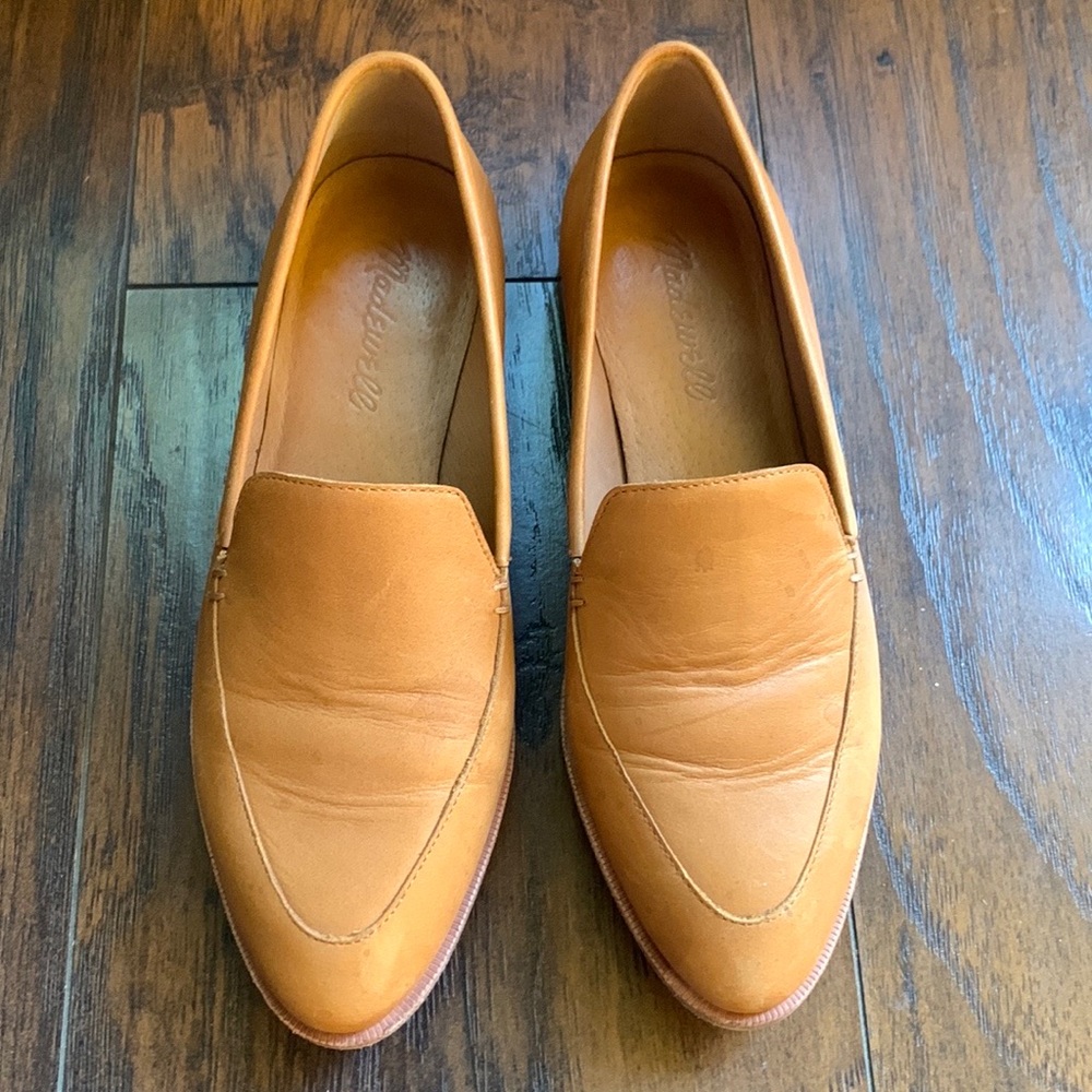 Madewell Frances loafers in amber brown